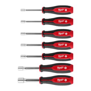 Steckschlüssel mit Griff und Durchgangsloch Set, magnetisch