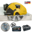 Super Hand Dry Cutter 8320E 36V mit Ø 320/84Z Sägeblatt, 2 Akkus und 230V Ladegerät