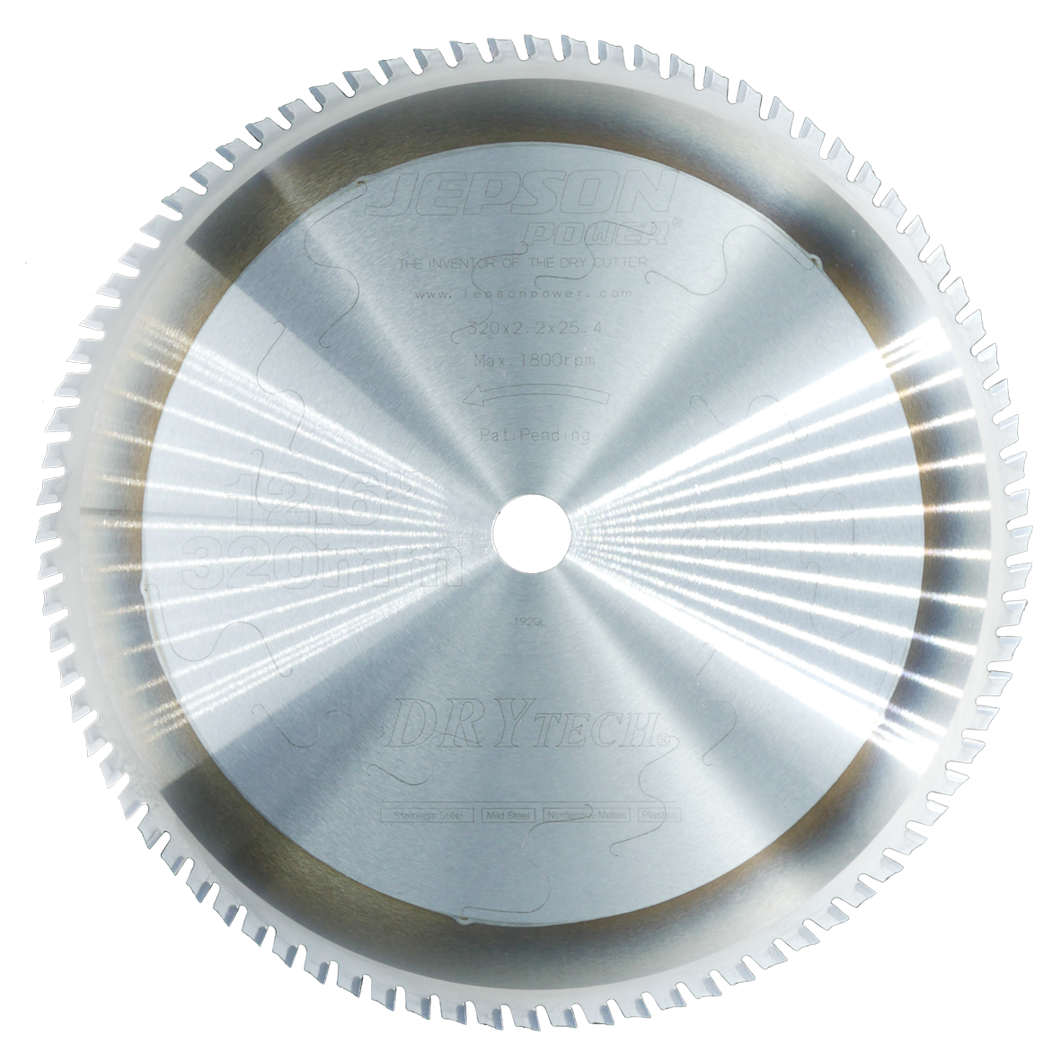Drytech® HM-Sägeblatt NSF ø 320 mm / 84Z für Inox