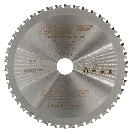 Drytech® HM-Sägeblatt INOX für Akkumaschinen ø 150 mm / 42Z für Inox