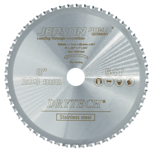 Drytech® HM-Sägeblatt ø 203 / 54Z  für Edelstahl